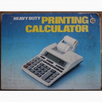 Печатающий калькулятор - Heavy Duty Printing calculator