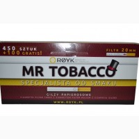 Гільзи для набивання сигарет MR TOBACCO 550 шт