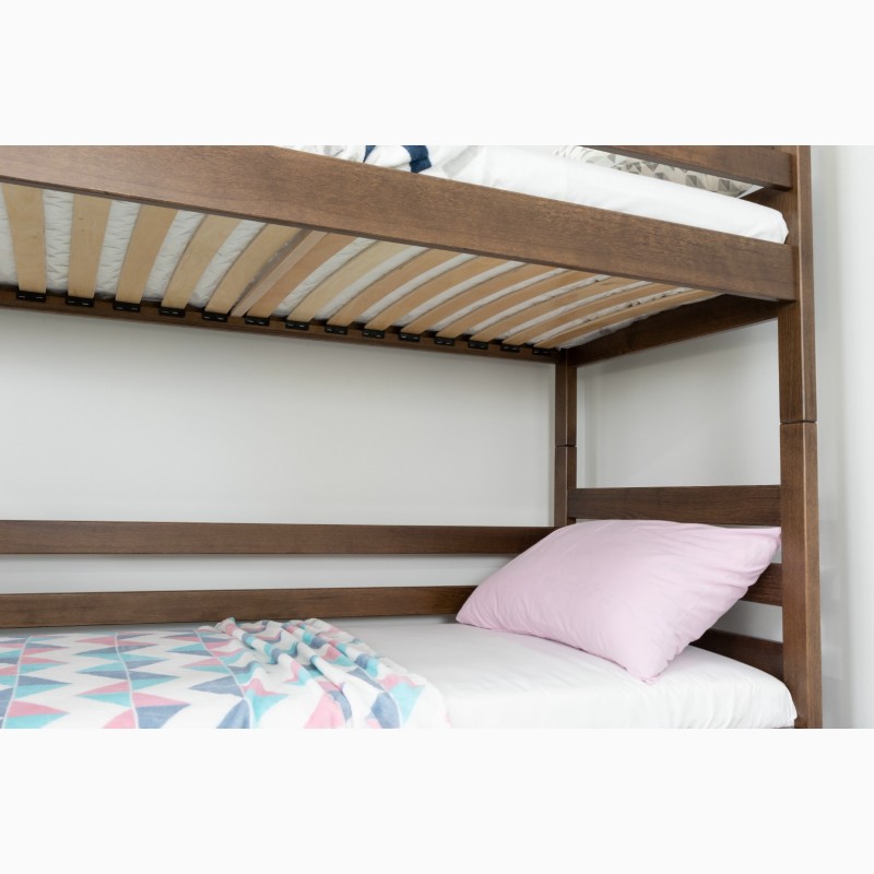 Фото 7. Двохярусне деревяне ліжко - трансформер Шрек на 3 односпальних ліжка