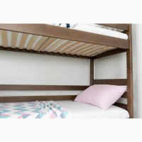 Двохярусне деревяне ліжко - трансформер Шрек на 3 односпальних ліжка