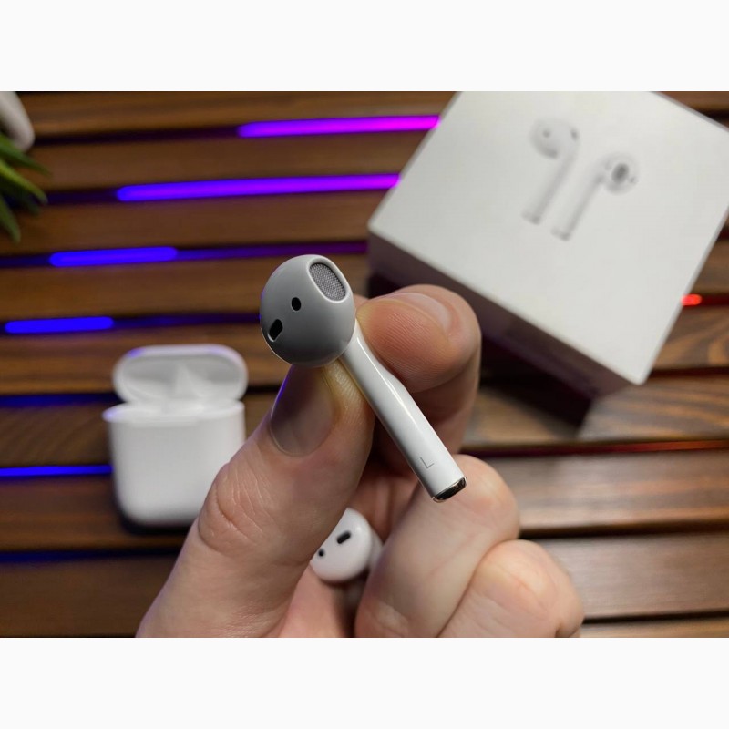 Фото 9. Безпроводні навушники apple AirPods 2 lux. Без помилки iOS 17. ЧОХОЛ У ПОДАРУНОК