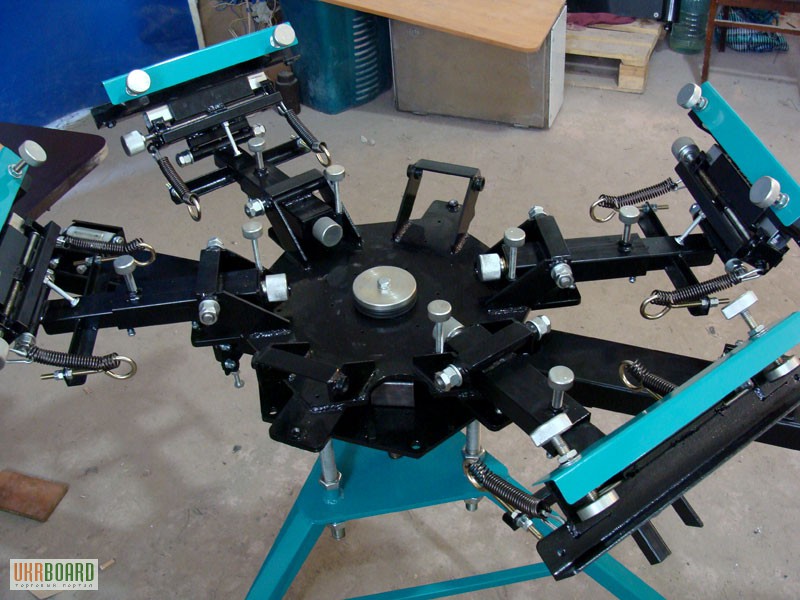 Фото 10. Трафаретная печать. Оборудование для шелкографии, материалы