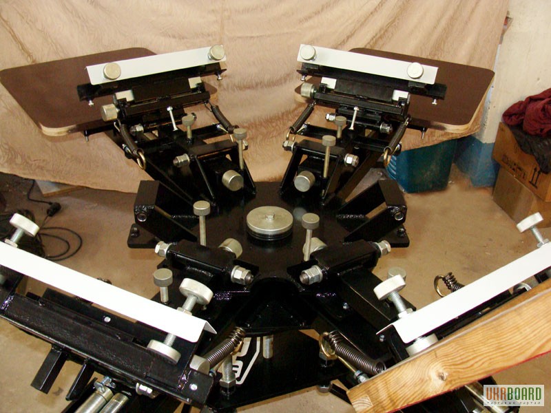 Фото 6. Трафаретная печать. Оборудование для шелкографии, материалы