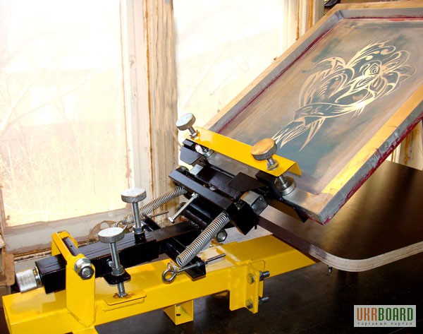 Фото 9. Трафаретная печать. Оборудование для шелкографии, материалы