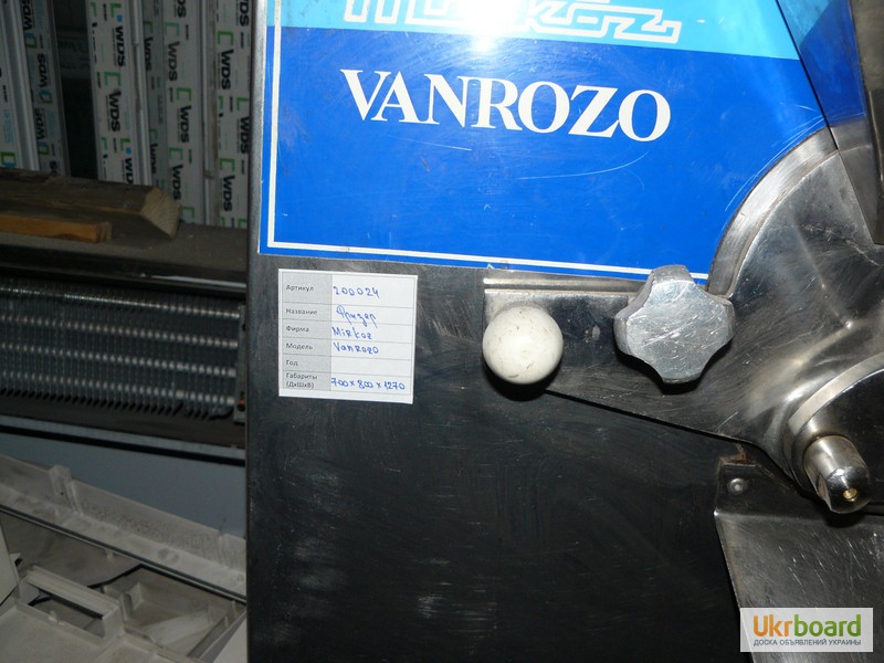 Фото 3. Продам фризер мягкого мороженного Mirkoz Vanrozo б/у в ресторан, кафе, бар, общепит