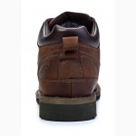 Кожаные ботинки Skechers коричневого цвета