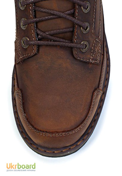 Фото 6. Кожаные ботинки Skechers коричневого цвета