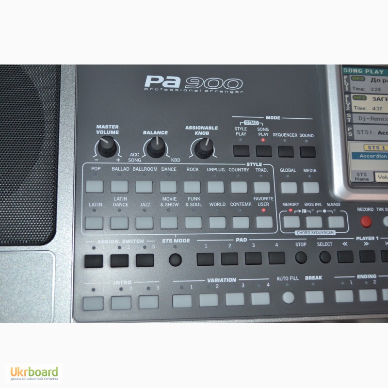 Фото 3. Продам профі синтезатор Korg PA-900. Ціна 1200$+торг Корг па 300/600/900/3X