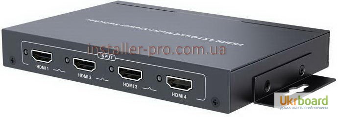 Фото 3. HDMI 4х1 мультивизор-коммутатор LenKeng LKV401MS