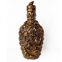 Морской сувенир Декор бутылки в подарок моряку Море спокойствия