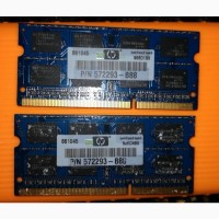 Оперативная память ОЗУ 4гб (2+2) для ноутбука или нетбука, Laptop memory DDR-3 SoDIMM