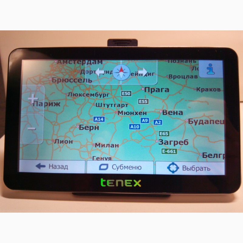 Фото 7. GPS навигатор Tenex, с программой IGO Truck! Обновленные карты