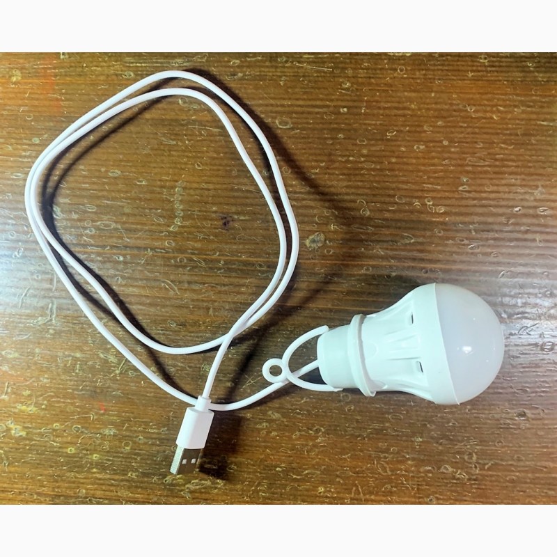 Фото 6. USB LED лампа з кабелем живлення