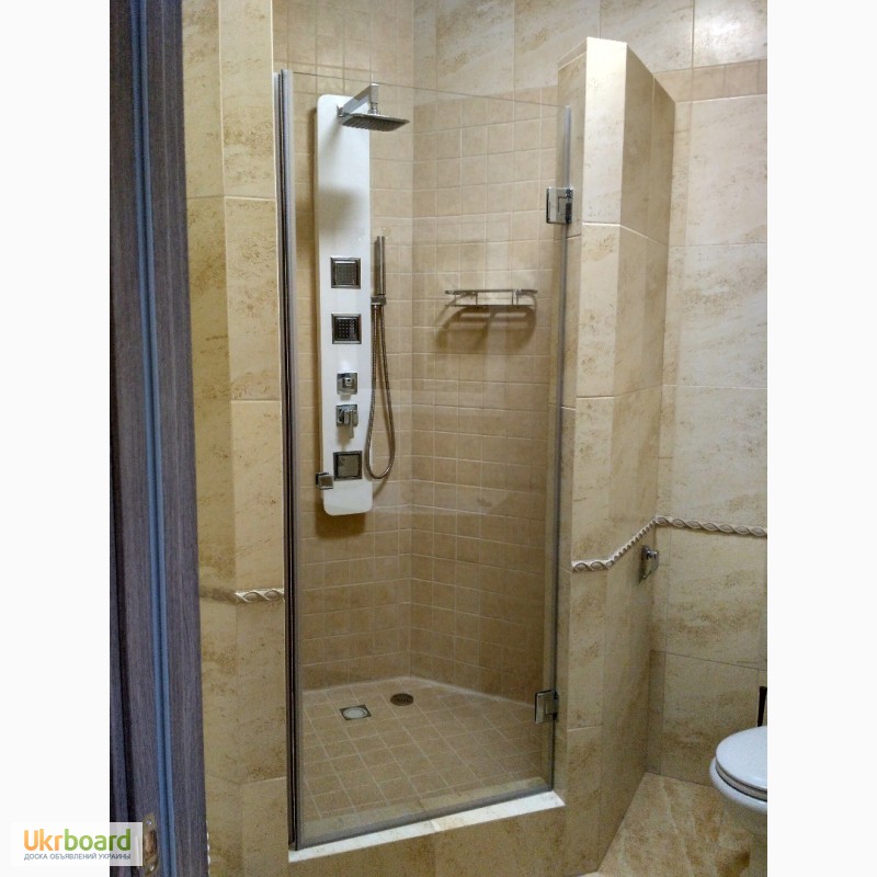 Стеклянные двери для ванной, душевой кабины и в душ, Одесса