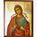 Св. Мирослава Константинопольская писанная икона на заказ