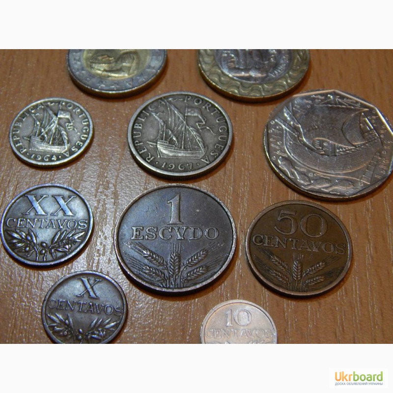 Фото 3. Монеты португалии разных периодов! 18шт