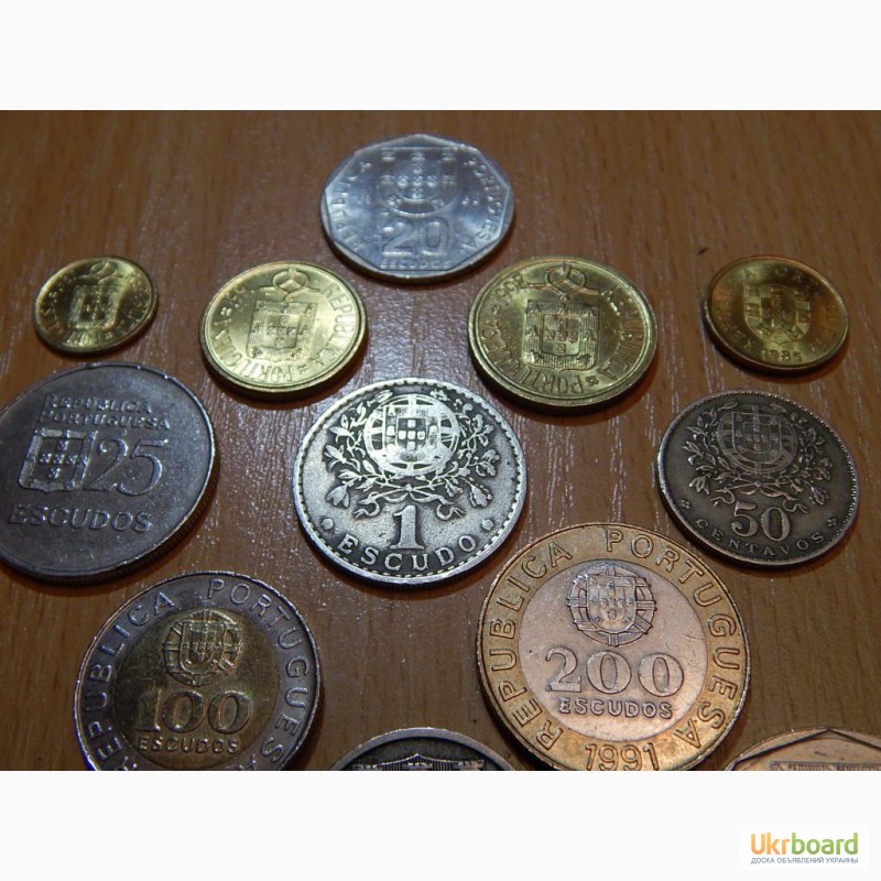 Фото 5. Монеты португалии разных периодов! 18шт