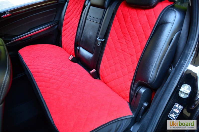 Фото 5. Чехлы на сиденья автомобиля. Полный комплект. Красный цвет