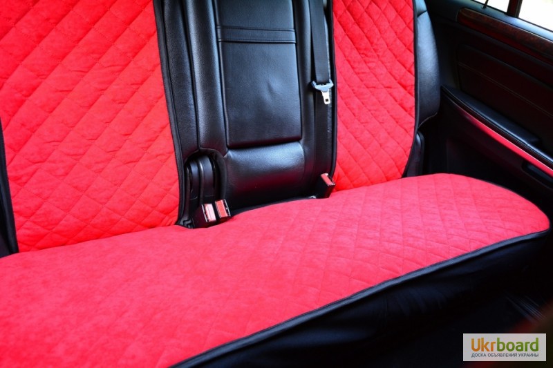 Фото 6. Чехлы на сиденья автомобиля. Полный комплект. Красный цвет