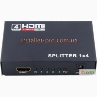 Сплиттер HDMI 1x4 v1.4 3D 1080p THSP104