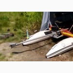 Катамаран Ковчег лодка туристический моторный разборный надувной