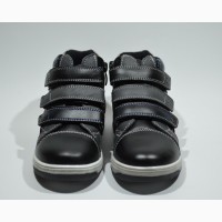 Демисезонные ботинки для мальчиков KLF арт.2062-1 black-red с 32-37 р