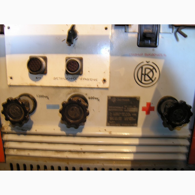 Фото 3. Сварочный трансформатор (управляемый выпрямитель) TYMEZ-500 (Чехословакия)