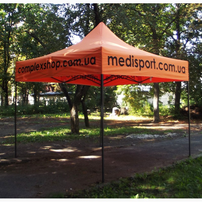 Фото 10. Раздвижные шатры для торговли и выставок, нанесение логотипа и рекламы