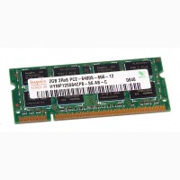 Память для ноутбука DDR2 2Gb - Kingston, Hynix, Samsung - НЕДОРОГО
