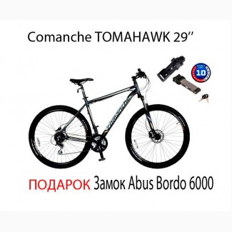 Велосипед Comanche Tomahawk 29#039;#039; + подарок замок Abus Bordo 6000/90 black SH