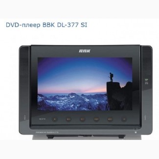 Автомобільний портативний DVD плеєр BBK DL-377 SI Black, новый