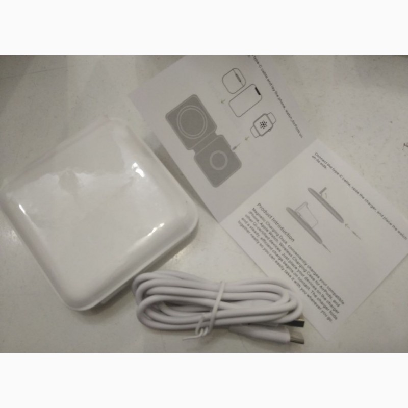 Фото 11. Беспроводная зарядка MagSafe Duo Charger Двойное беспроводное зарядное устройство Apple