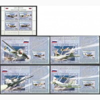 Продам марки Конго 2004 Авиация 19 Блоков