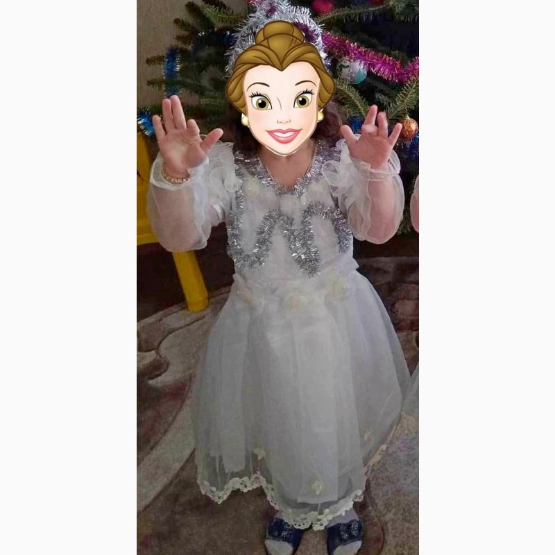 Фото 10. Карнавальный новогодний костюм детский королева зима снежинка принцесса