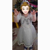 Карнавальный новогодний костюм детский королева зима снежинка принцесса
