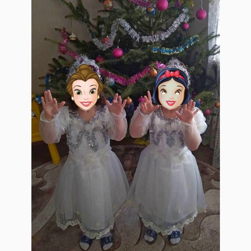 Фото 11. Карнавальный новогодний костюм детский королева зима снежинка принцесса