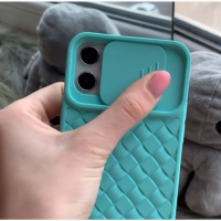 Case Hide Camera Силиконовый чехол iPhone с задвижкой для камеры