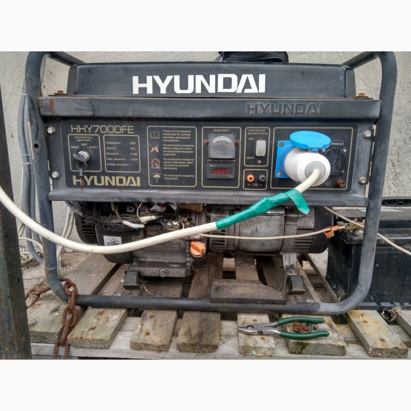 Фото 3. Бензиновые генераторы Hyundai
