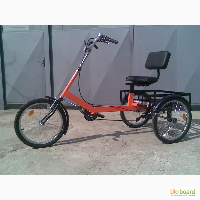 Фото 9. Велосипед трёхколёсный для взрослых