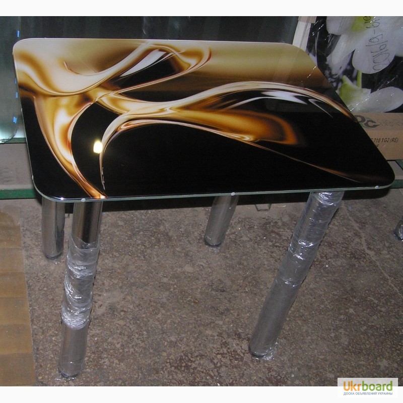 Фото 4. Стеклянные столы с фотопечатью от производителя. Скидки