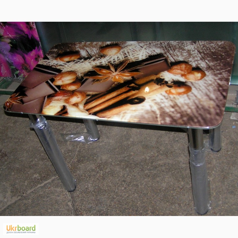 Фото 8. Стеклянные столы с фотопечатью от производителя. Скидки
