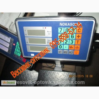 Весы электронные товарные Nokasonic TCS-K2 усиленные 300кг 500х400мм 1год гарантия