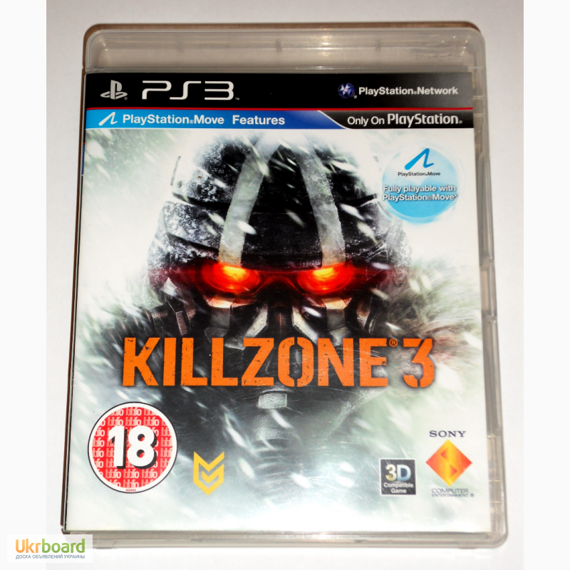 Killzone 3 для PS3 диск, на русском