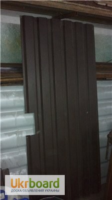 Фото 3. Забор коричневый из профнастила продам