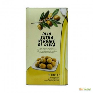 Масло оливковое Olio Extra Vergine di Oliva, 5л Италия