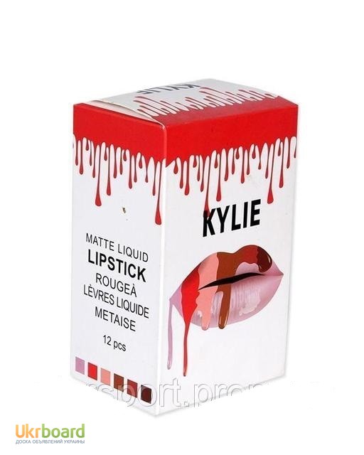 Фото 6. Набор жидких губных помад Kylie Matte Lipstick 12 pcs