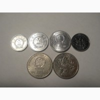 Монеты Китая (6 штук)