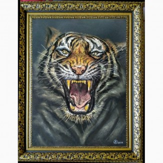 Картина автора Тигр-пастель, 32х25