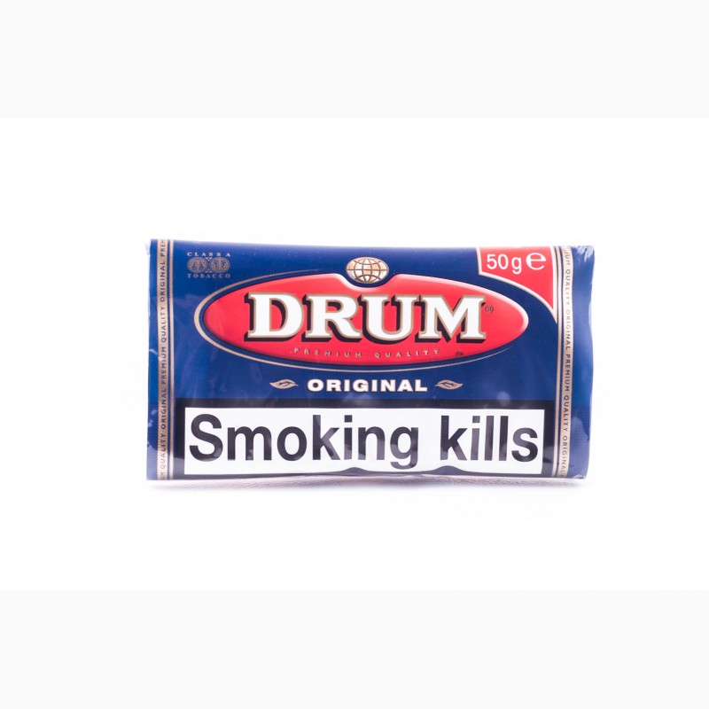 Фото 2. Импортный табак для самокруток DRUM Original, Bright Blue - DUTY FREE