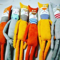Игрушки, куклы, одеяла и подушки ручной работы HAND-MADE